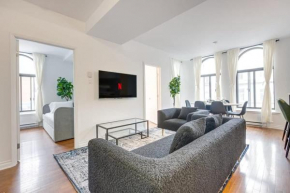 M11 Gorgeous Bright Corner 2BR in Heart of MTL